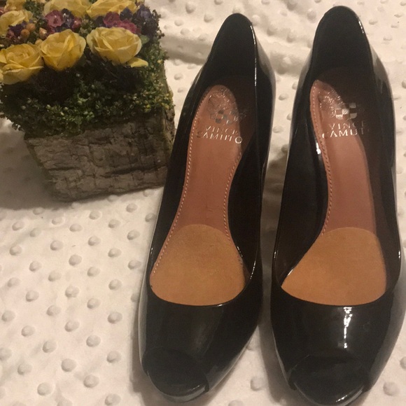 Vince Camuto Shoes - Vince Camuto black peep toe heels